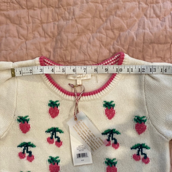 LoveShackFancy Strawberry sweater - Picture 6 of 8